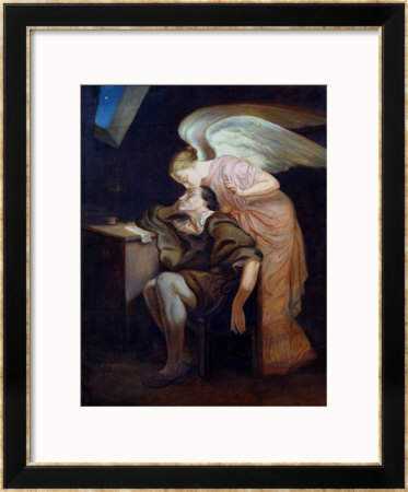 The Dream Of The Poet Or, The Kiss Of The Muse, 1859-60 by Paul Cezanne Pricing Limited Edition Print image