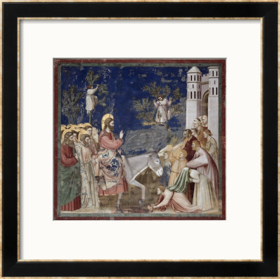 Entrance Into Jerusalem by Giotto Di Bondone Pricing Limited Edition Print image