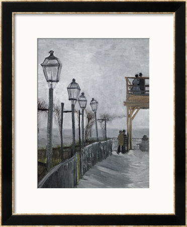 Terrace And Observation Deck At The Moulin by Vincent Van Gogh Pricing Limited Edition Print image