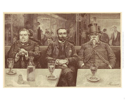 Absinthe Professors by Paul Renouard Pricing Limited Edition Print image