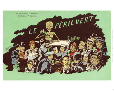 Le Peril Vert, L'absinthe by T. Bianco Pricing Limited Edition Print image