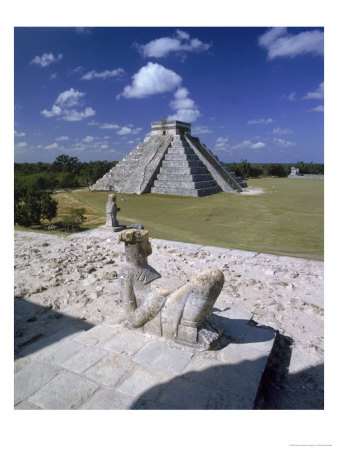 Pyramid Of The Sun, Chichen Itza, Mexico by Michael Howell Pricing Limited Edition Print image