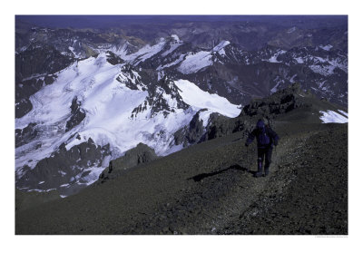 Climbing Aconcagua, Argentina by Michael Brown Pricing Limited Edition Print image