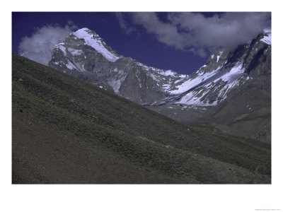 Aconcagua Mountain Landscape, Argentina by Michael Brown Pricing Limited Edition Print image