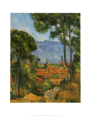 View Of Estaque, 1896 by Paul Cezanne Pricing Limited Edition Print image
