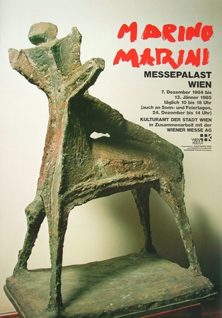 Man On A Horse by Marino Marini Pricing Limited Edition Print image