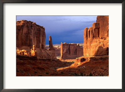 Sandstone Walls Of Park Avenue, Arches National Park, Usa by Carol Polich Pricing Limited Edition Print image