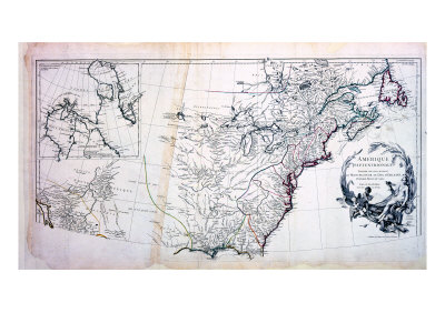 Amerique Septentrionale 1746 by The National Archives Pricing Limited Edition Print image