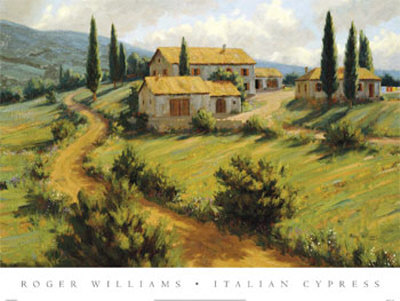 Italian Cypress by Roger Williams Pricing Limited Edition Print image