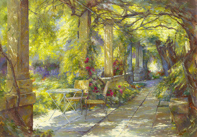 Promenade Provencale by Johan Messely Pricing Limited Edition Print image