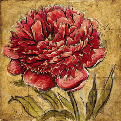 Golden Muse Peony by Chad Barrett Pricing Limited Edition Print image