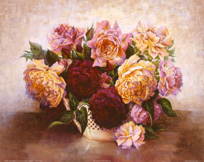 Peony Marvel by Anne Searle Pricing Limited Edition Print image