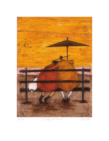 Snuggles At Sunset by Sam Toft Pricing Limited Edition Print image