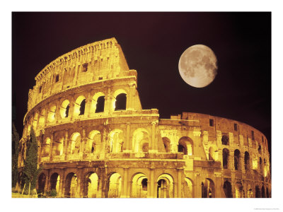The Colosseum At Night, Rome, Italy by Terry Why Pricing Limited Edition Print image