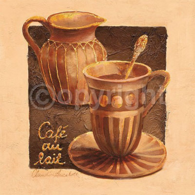 Cafe Au Lait by Claudia Ancilotti Pricing Limited Edition Print image