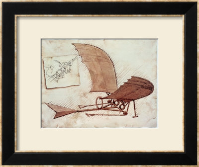 Flying Machine by Leonardo Da Vinci Pricing Limited Edition Print image