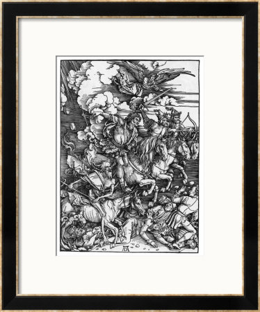 The Four Horsemen Of The Apocalypse by Albrecht Dürer Pricing Limited Edition Print image