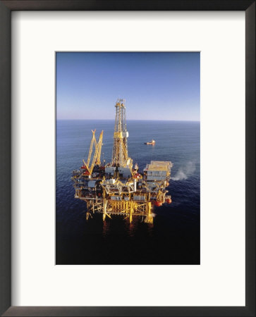 Off-Shore Oil Rig by Ken Glaser Pricing Limited Edition Print image