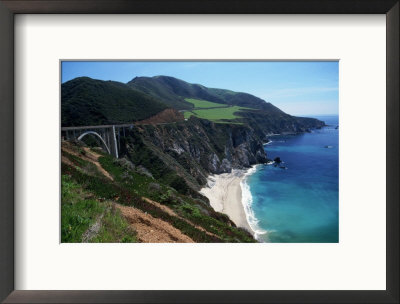 Bixby Bridge On Highway 1, Big Sur, Ca by Michele Burgess Pricing Limited Edition Print image