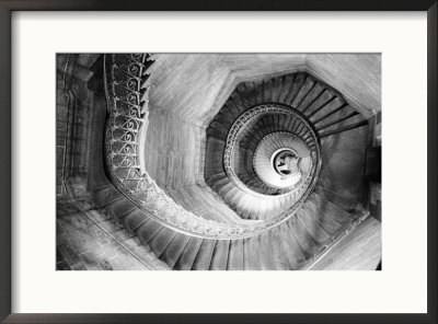 Traboule Staircase, Lyon, France by Walter Bibikow Pricing Limited Edition Print image