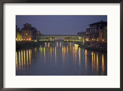 Ponte Vecchio, Evening, Florence, Italy by Kindra Clineff Pricing Limited Edition Print image