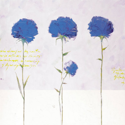 Flores Azules Ii by Llompart Pricing Limited Edition Print image