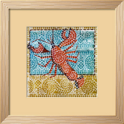 Mosaic Lobster by Susan Gillette Pricing Limited Edition Print image