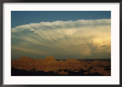 Storm Moves Across The Badlands At Cedar Pass by Annie Griffiths Belt Pricing Limited Edition Print image