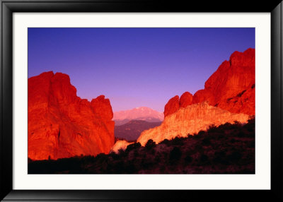 Garden Of The Gods With Gateway Rocks In Distance, Colorado Springs, Usa by Witold Skrypczak Pricing Limited Edition Print image