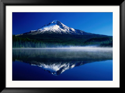 Mt. Hood Over Trilium Lake, Mt. Hood, Usa by John Elk Iii Pricing Limited Edition Print image