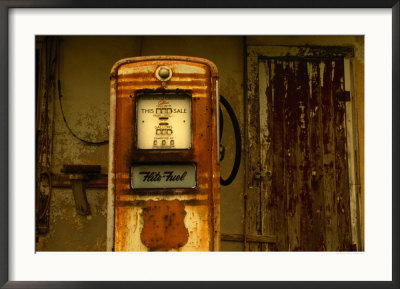 Old Petrol Pumps At Kaplan Gas Station, New Orleans, Louisiana, Usa by Dallas Stribley Pricing Limited Edition Print image