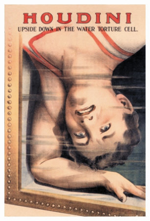 Houdini: Upside Down In The Water Torture Cell by Strobridge Pricing Limited Edition Print image