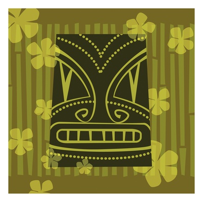 Bamboo Tiki Mask by Harry Briggs Pricing Limited Edition Print image