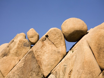 Detail Of Granite Boulders, Joshua Tree National Park California, Usa by Sean Russell Pricing Limited Edition Print image