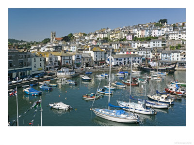 Brixham Harbour, Devon, Uk by Geoff Kidd Pricing Limited Edition Print image