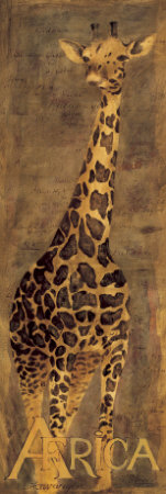 Giraffe Scroll I by Gosia Gajewska Pricing Limited Edition Print image
