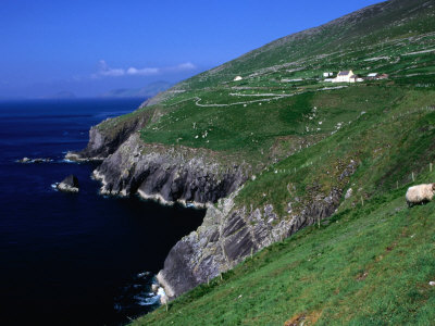 The Rugged Coast Of Slea Head In County Kerry, Ballinskellig Bay, County Kerry, Munster, Ireland by Greg Gawlowski Pricing Limited Edition Print image