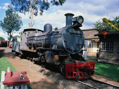 Steam Engine At The Railway Museum, Nairobi, Kenya by Lee Foster Pricing Limited Edition Print image