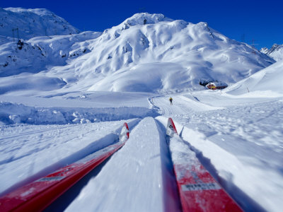 Cross-Country Skiing In St. Christoph, Austria by Philip & Karen Smith Pricing Limited Edition Print image