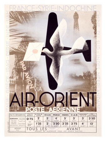 Air Orient by Adolphe Mouron Cassandre Pricing Limited Edition Print image