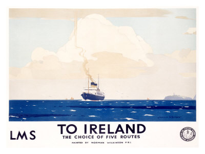 Lms, To Ireland by Norman Wilkinson Pricing Limited Edition Print image
