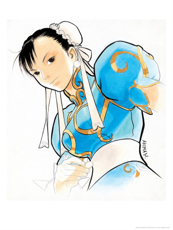 Street Fighter - Chun-Li by Akiman Pricing Limited Edition Print image
