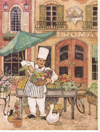 Chef At Market by Betty Whiteaker Pricing Limited Edition Print image