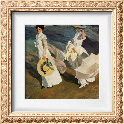 Walk On The Beach by Joaquín Sorolla Y Bastida Pricing Limited Edition Print image