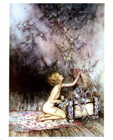 Pandora's Box by Arthur Rackham Pricing Limited Edition Print image