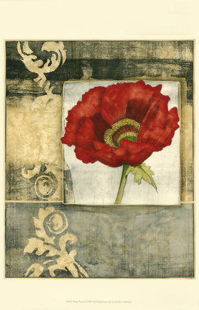 Poppy Poetry I by Jennifer Goldberger Pricing Limited Edition Print image