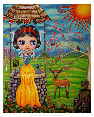 Snow White By The Wishing Well by Blonde Blythe Pricing Limited Edition Print image