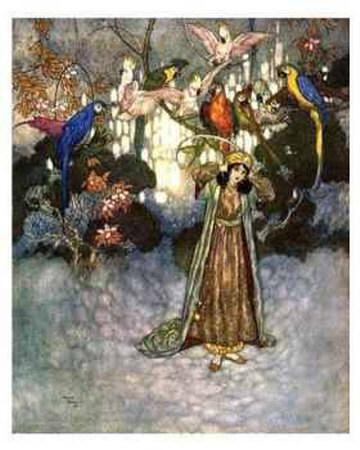 The Birds Chattered And Screamed by Edmund Dulac Pricing Limited Edition Print image