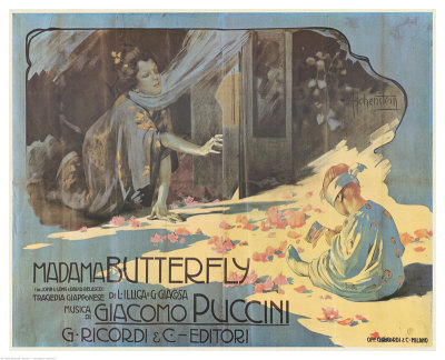 Madama Butterfly by Adolfo Hohenstein Pricing Limited Edition Print image