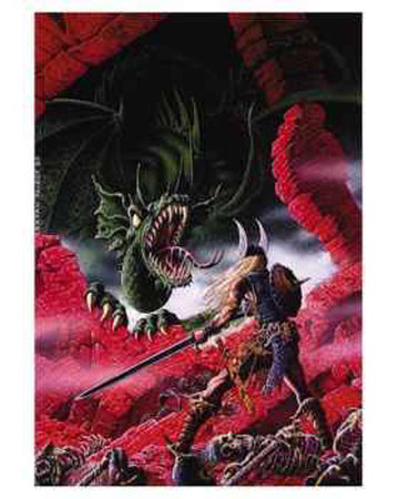 Zaffra And The Dragon by Bryan Talbot Pricing Limited Edition Print image